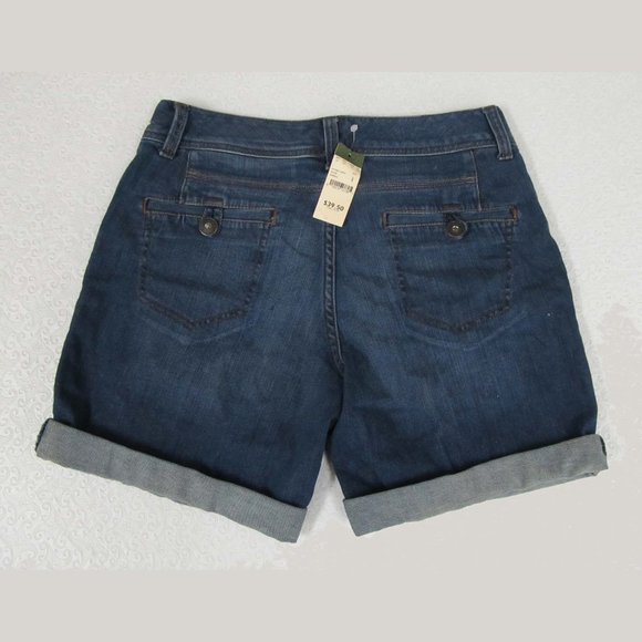Ladies Eddie Bauer Curvy Shorts Size 6 New - Picture 2 of 3